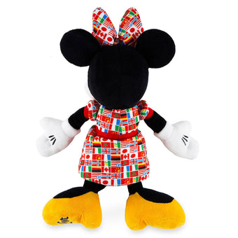 Disney Parks Epcot Flags Minnie Mouse 11inc Plush New with Tags