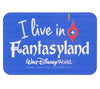 Disney Parks Walt Disney World I Live in Fantasyland Metal Magnet New
