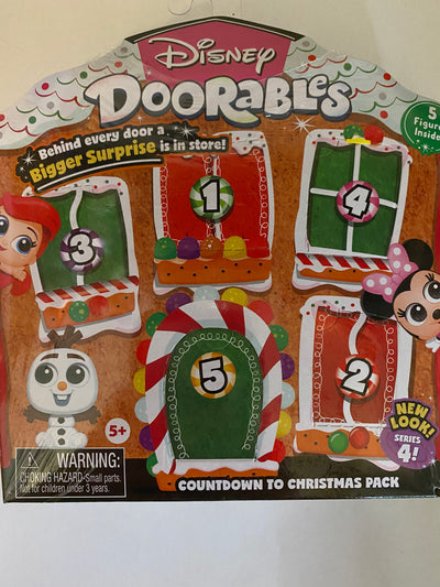 Disney Series 4 Doorables 5 Day Figures Countdown to Christmas Pack New with Box