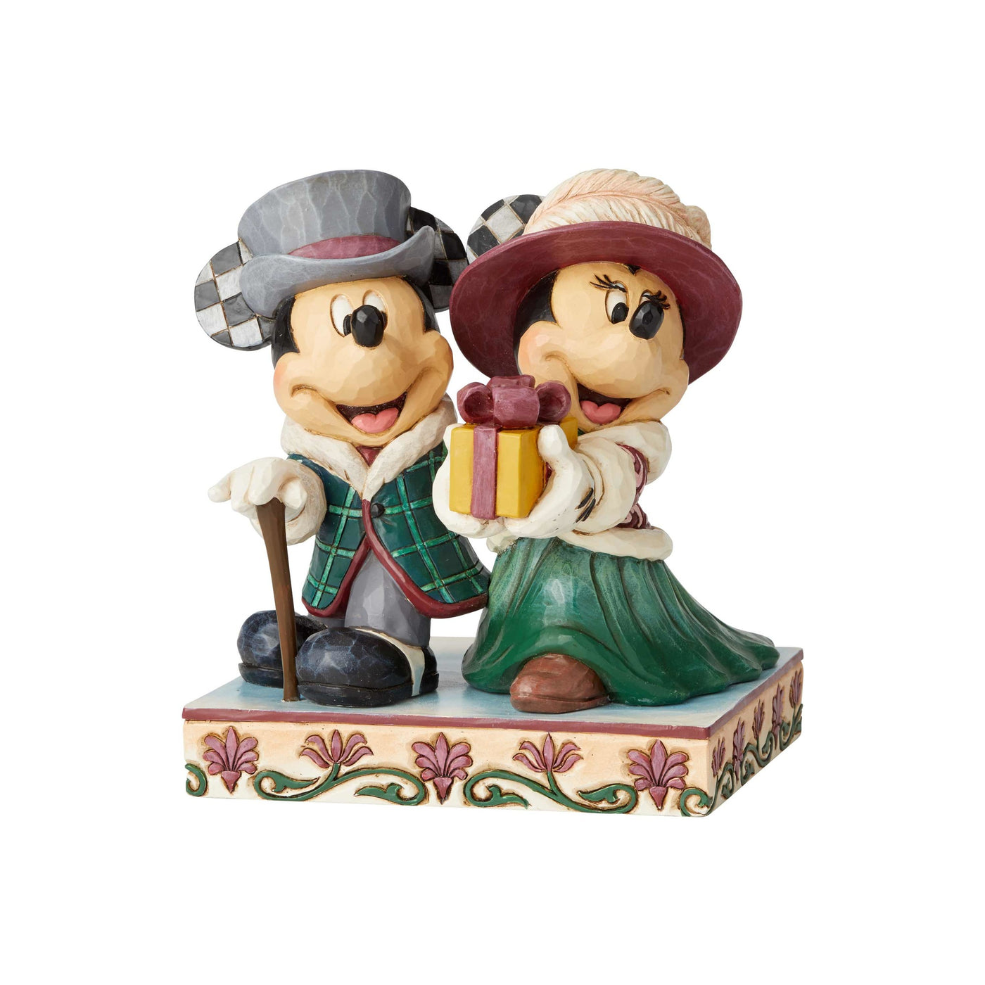 Jim Shore Disney Traditions Mickey and Minnie Victorian Figurine New with Box