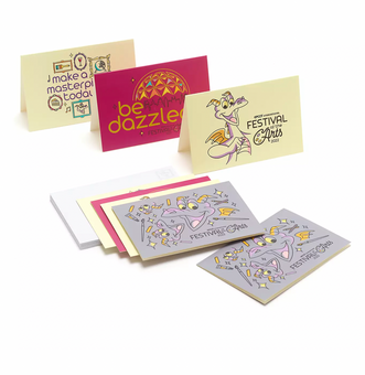 Disney Parks Epcot 2022 Festival of the Arts Figment Notecard Set New with Box