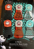 Disney Nightmare Before Christmas Jack Zero Sally Magnetic Bag Clips 6 Pack New