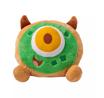 Disney Mike Wazowski Avocado Breakfast Bagel Munchlings Scented Plush New W Tag