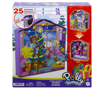 Polly Pocket Winter House Christmas Advent Calendar 25 Surprise New with Box