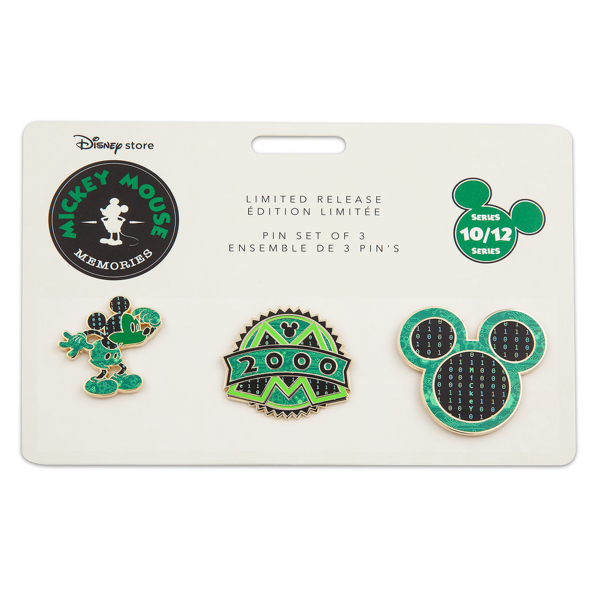 Disney Store Mickey Mouse Memories October Limited Pin Set New Sealed