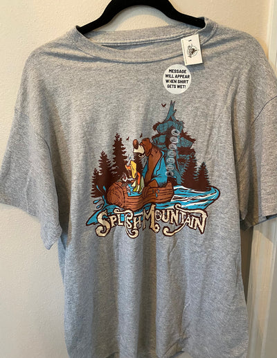 Disney 30th Splash Mountain Brer Rabbit Fox Bear Mystery Message T Shirt L New