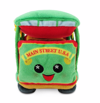 Disney Parks Main Street Trolley Wishables Plush Transportation New with Tag