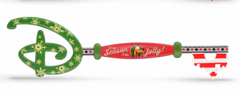 Disney Holiday Pluto Tis' The Season To Be Jolly Christmas Collectible Key New