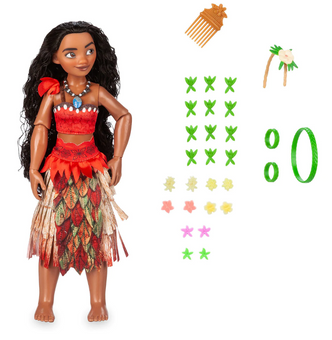 Disney Store Princess Moana Hair Play Doll New with Box