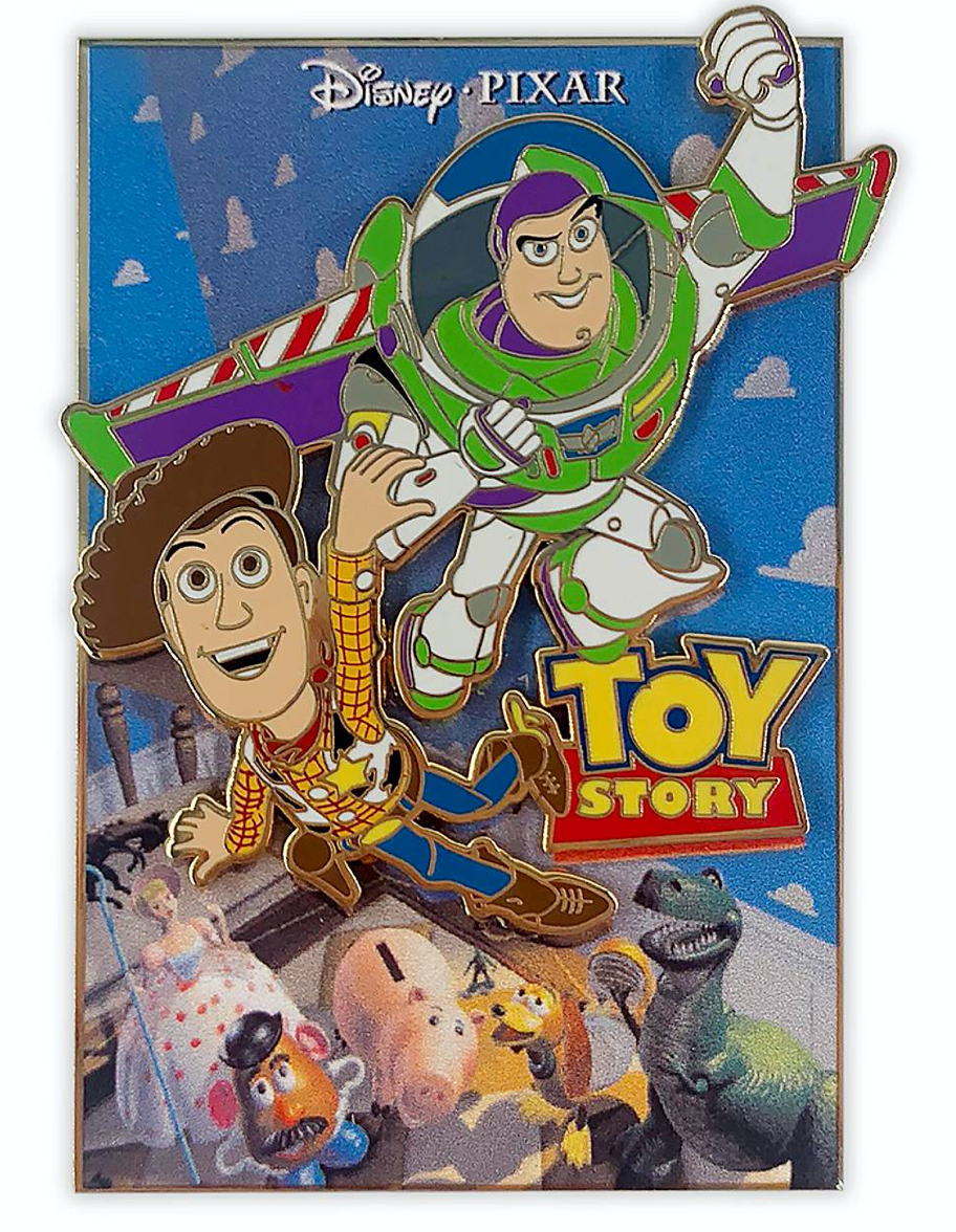 Disney Store Toy Story 25th Anniversary Pin Set Limited Edition New with Box