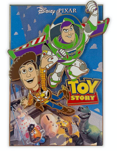 Disney Store Toy Story 25th Anniversary Pin Set Limited Edition New with Box