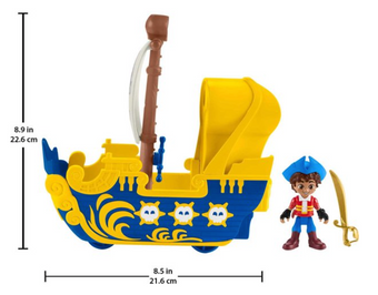 Nickelodeon Santiago of The Seas Santiago & El Bravo Vehicle Toy New with Box