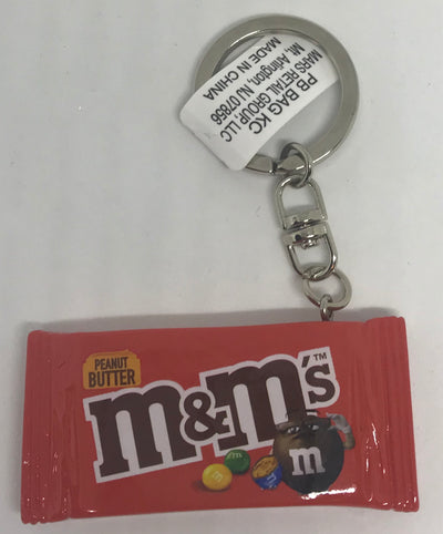 M&M's World Peanut Butter Candy Bag Keychain New with Tag