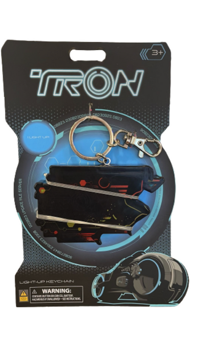 Disney Parks 2023 Tron Lightcycle Light-Up Keychain New with Card