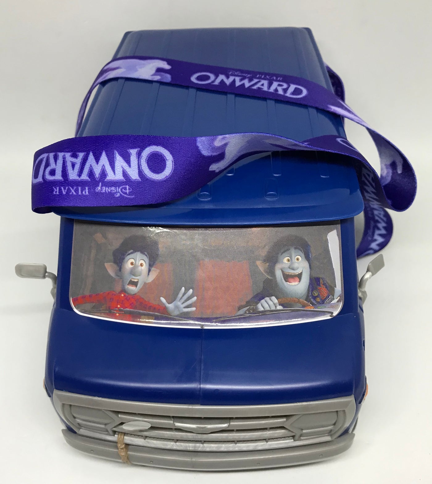 Disney Parks Onward Car With Lights Popcorn Bucket with Lanyard New