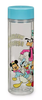 Disney Parks Mickey Mouse Friends ''Welcome Friends!'' Water Bottle New With Tag