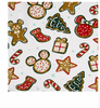 Disney Vintage Mickey Christmas Cookie Cotton Kitchen Towel New with Tag