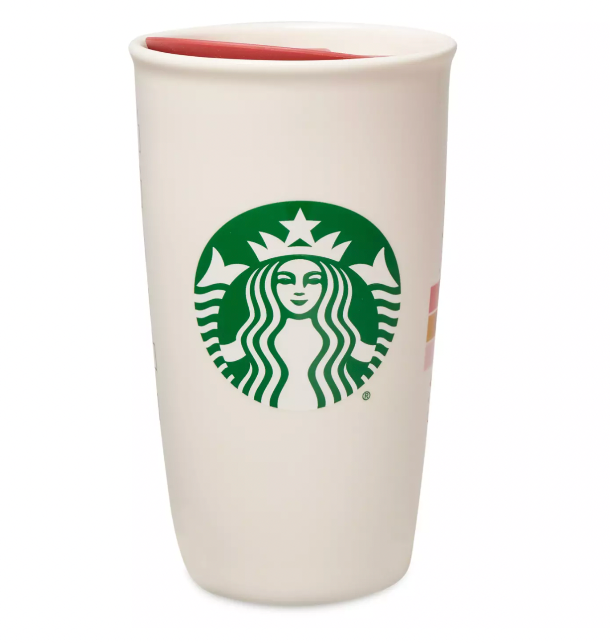 Disney Parks Disneyland Starbucks Ceramic Travel Tumbler New