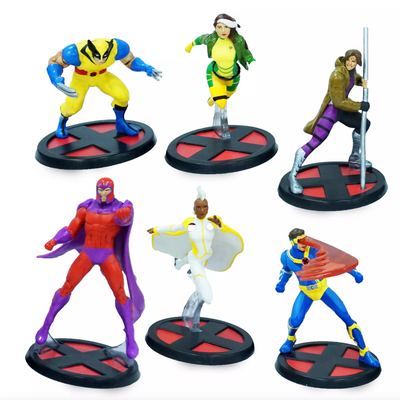 Disney X-Men Figure Play Set Cake Topper Wolverine Storm Rogue Magneto New