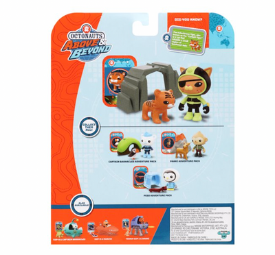 Octonauts Above & Beyond Kwazii Adventure Pack Toy Set New with Box