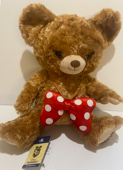 Disney Store Japan UniBEARsity Minnie Bear Plush New with Tags