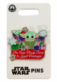 Disney Christmas 2021 The Child Holiday Pin Star Wars The Mandalorian New