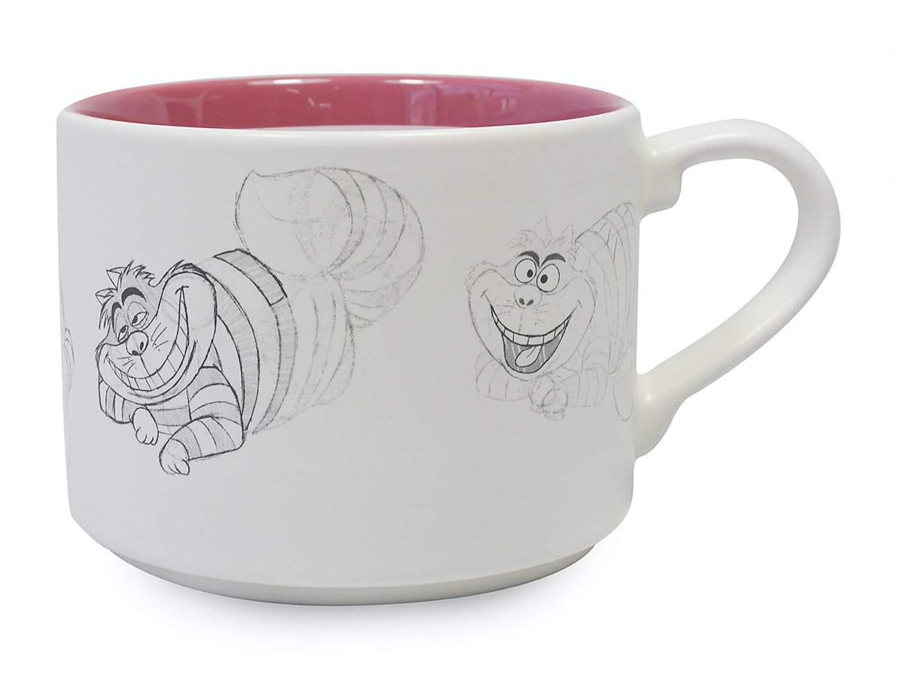 Disney Animation Sketch Poses Cheshire Cat Ceramic Coffee Mug New