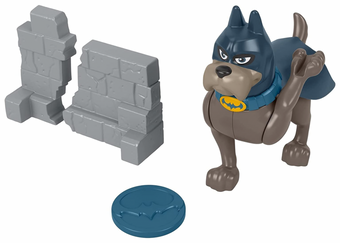 Fisher-Price DC League of Super Pets Disk Launch Ace Figure Set With Dog New
