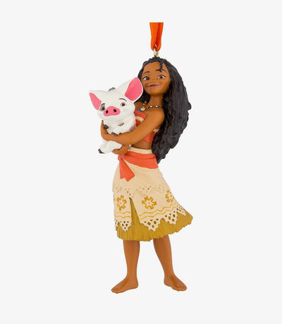 Disney Parks Moana with Pua 3D Glitter Christmas Ornament New with Tags