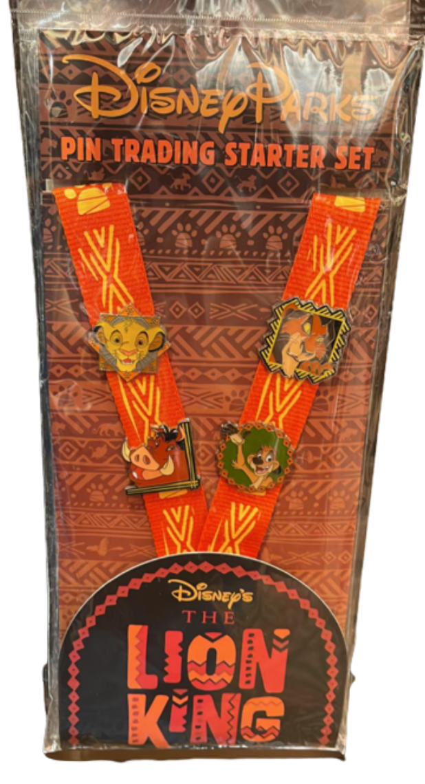 Disney Parks The Lion King Pin Trading Starter Set New with Tag