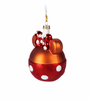 Disney Parks Minnie Apple Glass Christmas Ornament New with Tag