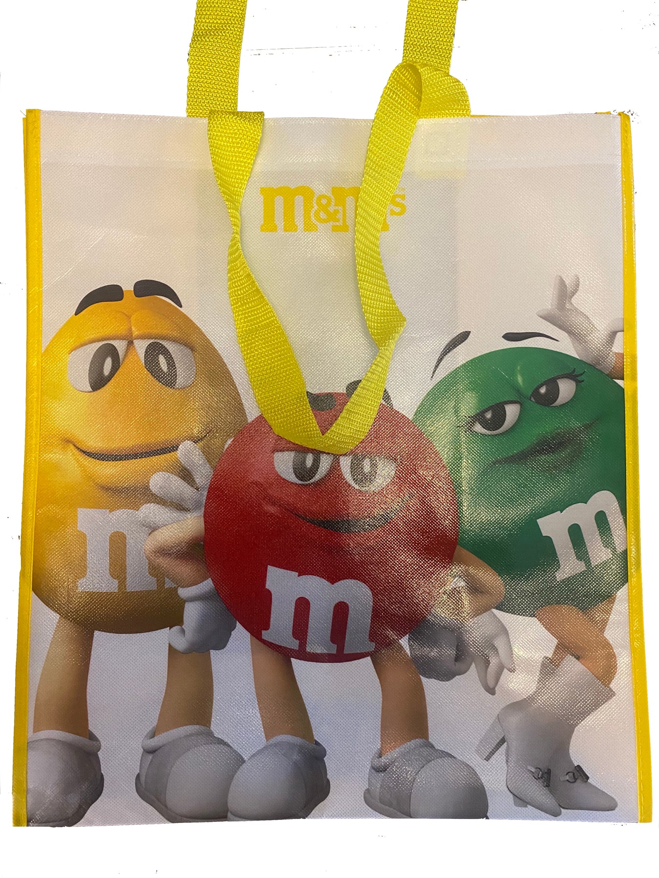 M&M World Reusable Shopping Tote Bag LADY GREEN