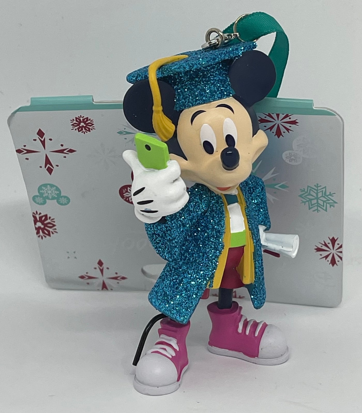 Disney Parks Mickey Graduation Sketchbook Ornament Selfie Diploma New With Tag