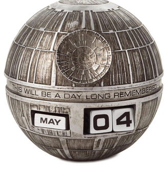 Hallmark Star Wars Death Star Perpetual Calendar New
