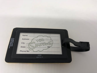 Universal Studios The Simpsons Homer Big Face Luggage Tag New with Tags