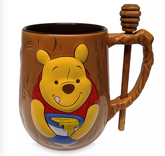 Disney Winnie the Pooh Mug and Honey Dipper Set New with Box