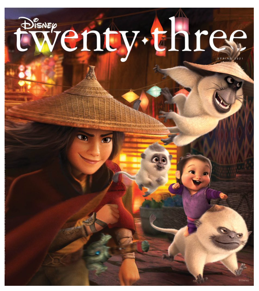 Disney D23 Exclusive Twenty-Three Publication Spring 2021 Raya New Sealed