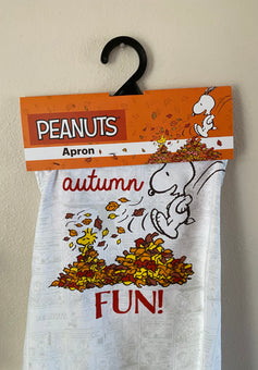 Peanuts Snoopy Atumn Fun Adult Size Apron New with Tag