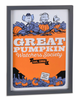 Hallmark Peanuts Snoopy Great Pumpkin Watchers Society Framed Sign New