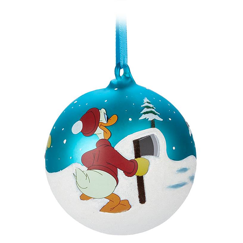 Disney Parks Donald Artist Series Limited Ball Christmas Ornament New with Box