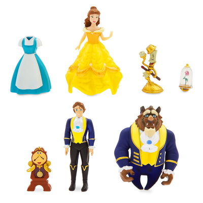 Disney Parks Belle Dress Up Figure Set New with Box