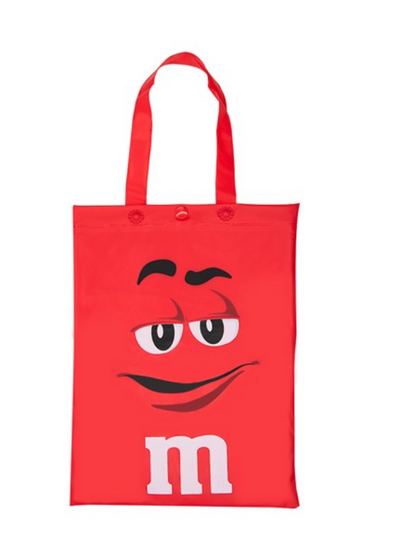 M&M's World Red Characters Poncho in Tote Bag One Size New with Tag