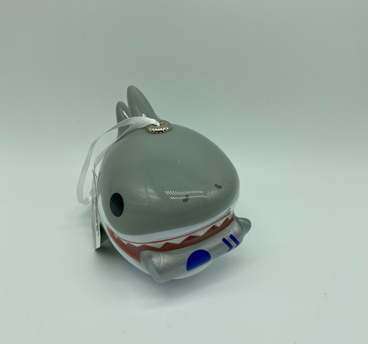 Hallmark Decoupage Jaws Shark Holiday Christmas Ornament New with Tag