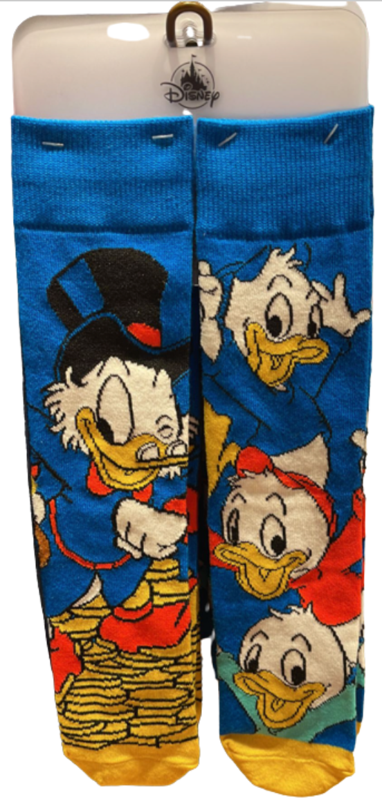 Disney Parks Donald Duck Socks Size W9-12 M10-13 New With Tag