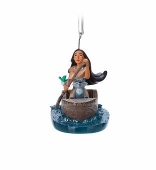 Disney Sketchbook Pocahontas and Meeko Fairytale Christmas Ornament New with Tag