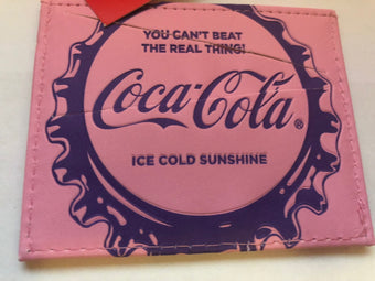 Authentic Coca Cola Coke Pin Bottle Cap ID Case New with Tags