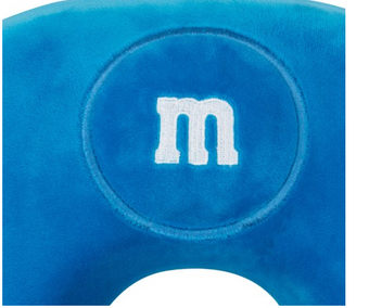 M&M's World Blue Characters Memory Foam Travel Neck Pillow New with Tag