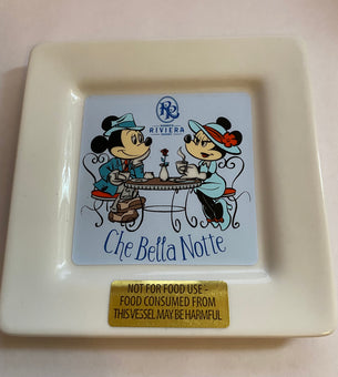 Disney Parks Riviera Resort Mickey Minnie Che Bella Notte Trinker Dish Tray New