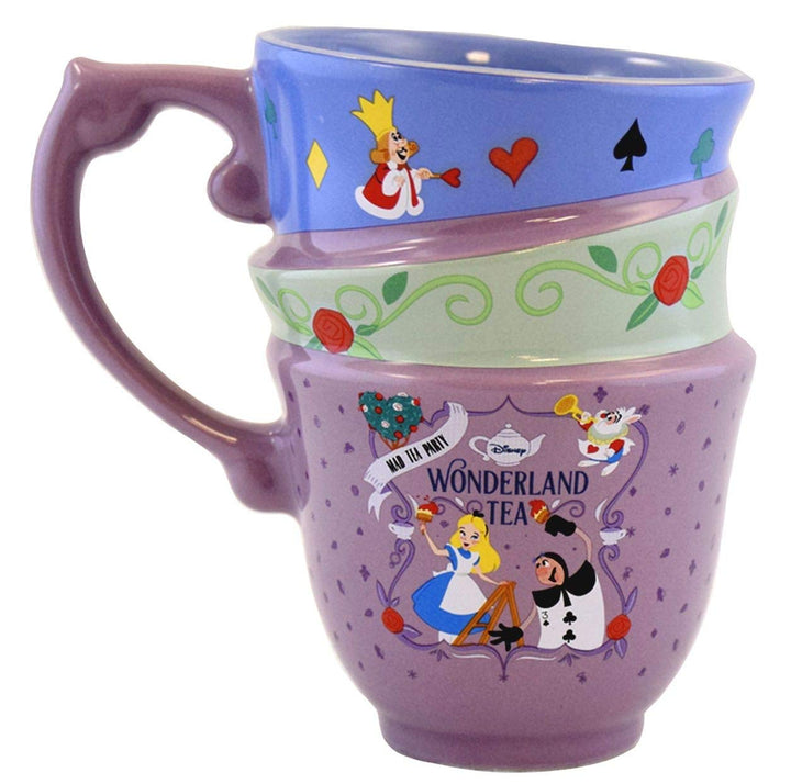 Disney Parks Alice in Wonderland Mad Tea Party Triple Stackable Mug Ne – I  Love Characters
