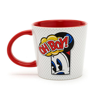 Disney Parks Mickey Mouse Oh Boy Pop Art Ceramic Coffee Tea Mug New